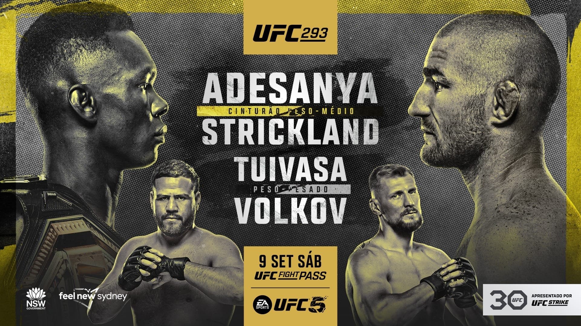 PBP - UFC 293 - Adesanya x Strickland - Vale Tudo